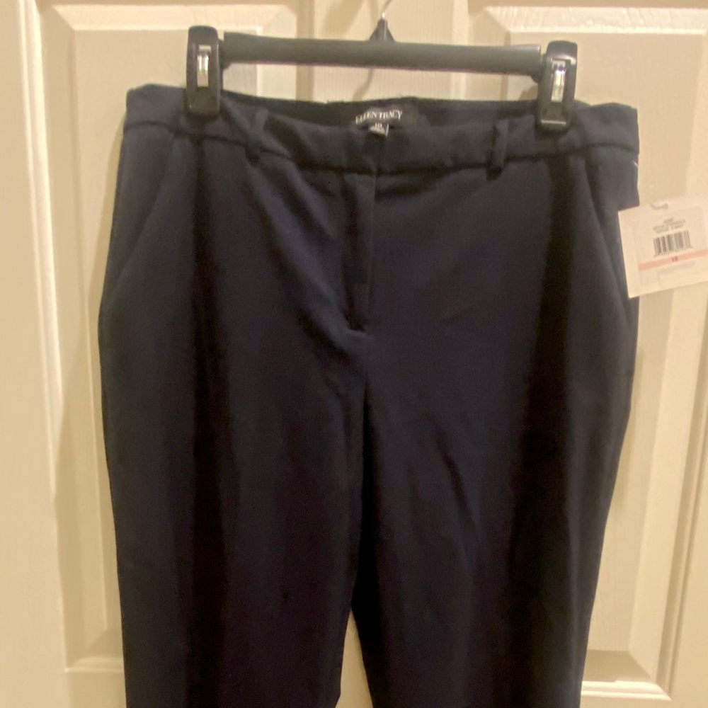 New Ellen Tracy Suit Pant - Navy Blue
